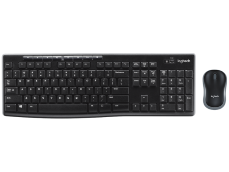 Logitech MK270r Wireless Combo Keyboard + Optical Mouse 920-006314 Hot on Sale