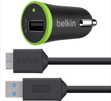 Belkin Micro USB 3.0 Car Charger w Charge and Sync Cable Cheap