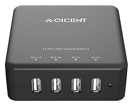 QICENT 4 Port USB Charger ( Black DA-4U-US-BK   White DA-4U-US-WH ) Supply