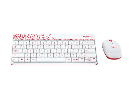 Logitech MK240 White Wireless Desktop Keyboard + Mouse Combo 920-008201 Discount