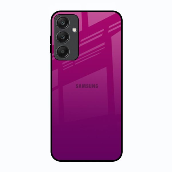 Magenta Gradient Glass Case For Samsung Galaxy A25 5G Cheap