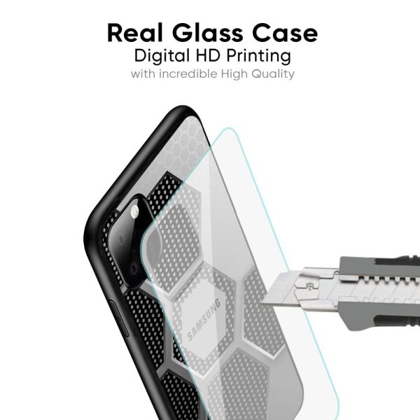 Hexagon Style Glass Case For Samsung Galaxy A25 5G Online Hot Sale