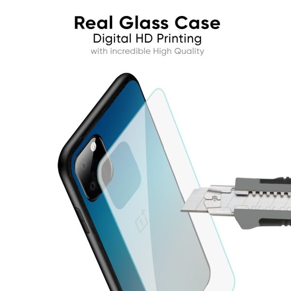 Sea Theme Gradient Glass Case for Oneplus 12 on Sale