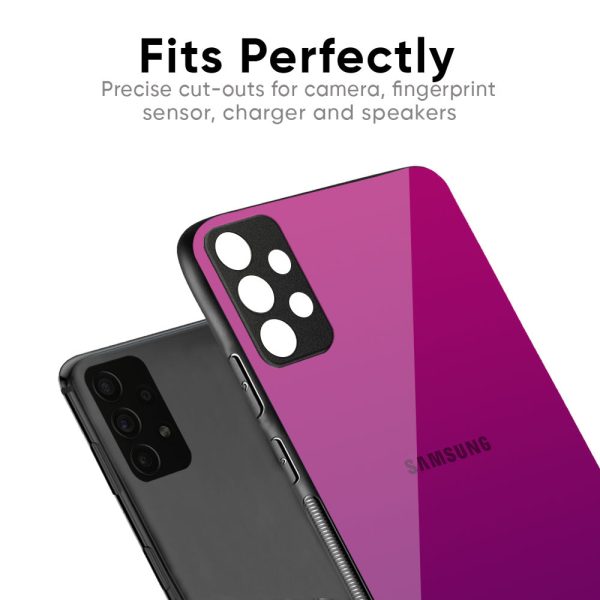 Magenta Gradient Glass Case For Samsung Galaxy A25 5G Cheap