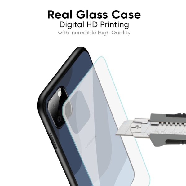 Navy Blue Ombre Glass Case for Redmi Note 13 5G Online