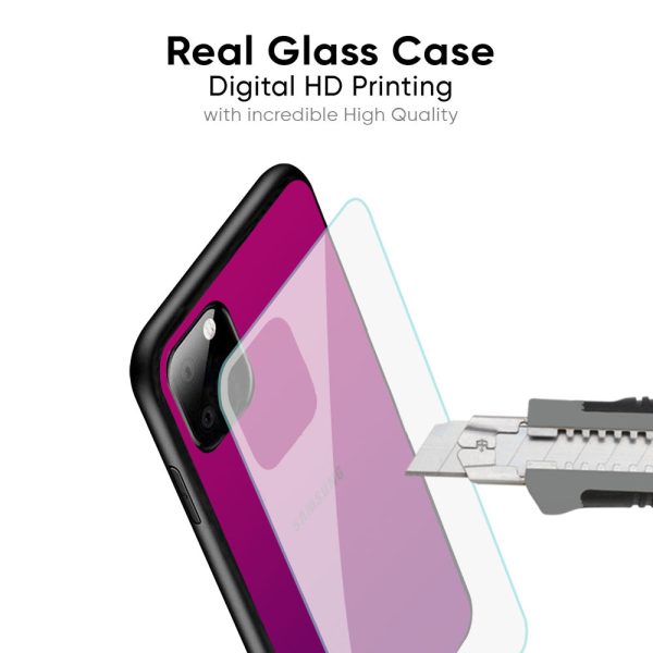 Magenta Gradient Glass Case For Samsung Galaxy A25 5G Cheap