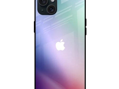 Abstract Holographic Glass Case for iPhone 15 Plus Cheap