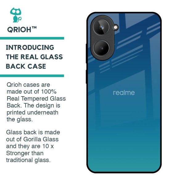 Celestial Blue Glass Case For Realme 10 For Sale