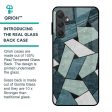 Abstact Tiles Glass Case for Samsung Galaxy M54 5G Hot on Sale