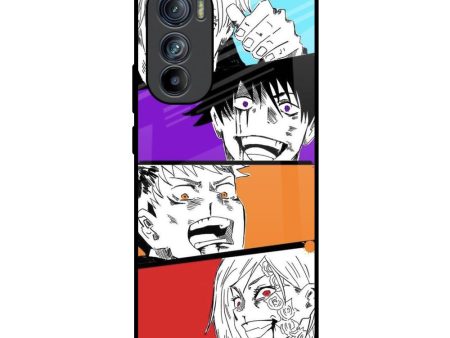 Anime Sketch Glass Case for Motorola Edge 30 Online Hot Sale