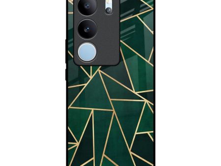 Abstract Green Glass Case For Vivo V29 Pro 5G Sale