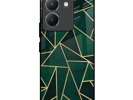 Abstract Green Glass Case For Vivo Y36 Hot on Sale