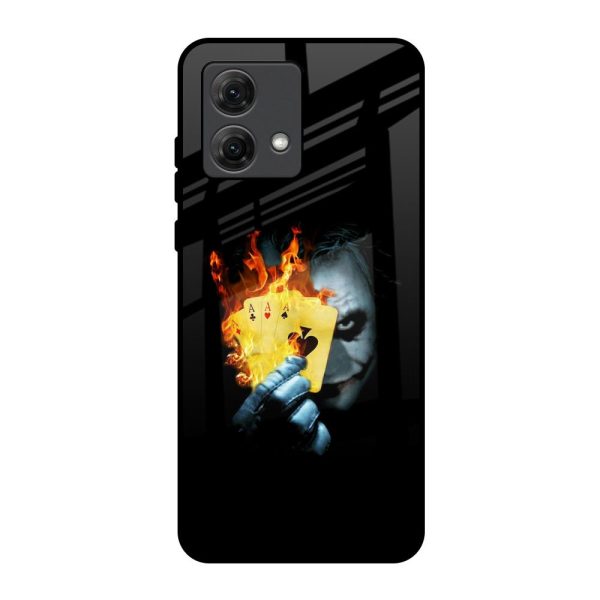 AAA Joker Glass Case for Motorola G84 5G Online Sale