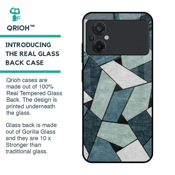 Abstact Tiles Glass Case for Poco M5 Online