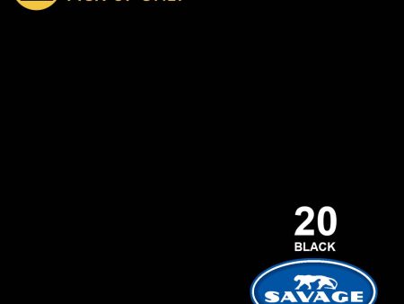 Savage 107  Black Seamless Background Paper For Cheap