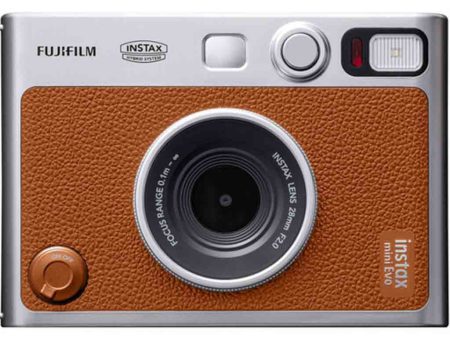 Fujifilm INSTAX MINI EVO Film Camera Brown Hot on Sale