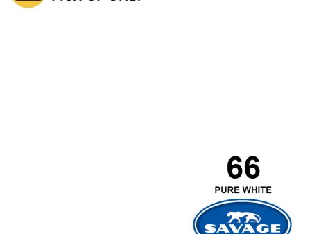 Savage 53  Pure White Seamless Background Paper Online Sale